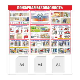 Стенд пожарная безопасность